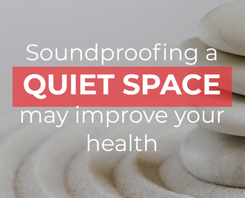 Soundproofing a quiet space, Soundproofing, Quiet Space, Wellbeing, Quilted Studio Blanket